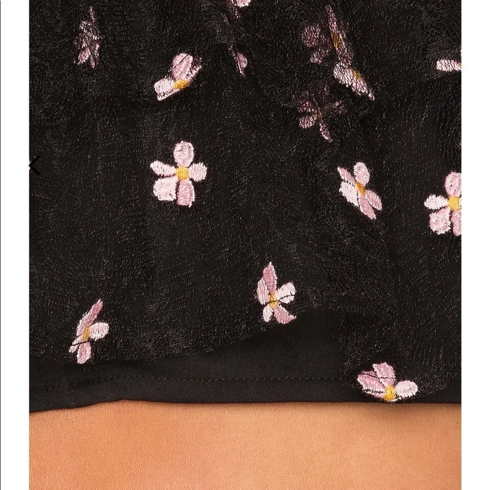 Lovers + Friends Juliana Floral Mesh Crop Top - Picture 3 of 12